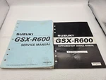 Suzuki GSX-R600 Gsxr Manual 99500-35060-03E & Supplement Read. Fixed Price $40.05.