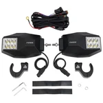 Tusk Utv Led Sideview Mirrors With 1 3/4'' - 7/8'' Roll Cage Bar Clamps. Fixed Price $139.99.
