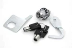 Chrome Saddlebag Lock And Key Kit Fits Harley Davidson 49-1006. Fixed Price $31.99.