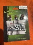 Ciro Windshield Windscreen Screw Cap Kit Chrome/black 10111 Bagger. Fixed Price $20.00.