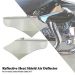 Saddle Smoke Heat Shield Air Deflectors For Harley Softail Night Train 2000-2017. Fixed Price $19.99.