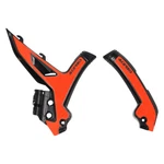 Acerbis X-grip Frame Guards Black/orange For Ktm Sxf Xcf. Fixed Price $54.36.