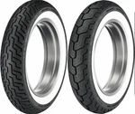 New Dunlop MT90B16 & D402 White Wall Tires Harley-davidson Flh/flt/flst. Fixed Price $559.98.