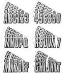 Hardline Series Registration Kit Gradation - Silver/black SIBLK320. Fixed Price $17.49.