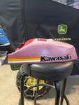 Kawasaki KLT250 Prairie Front Cover Tank Plastic Shroud (rare Red). Fixed Price $100.00.