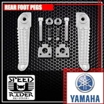 Rear Back Silver Foot Pegs Aluminum Pillion Step Kit Yamaha YZF-R1 YZF-R6. Fixed Price $16.88.