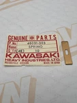 Kawasaki Nos New 46031-003 Left Knob Spring H1 H2 S2 F5 F6 F7 F8 F9 F11 G4 Kh Kv. Fixed Price $5.82.