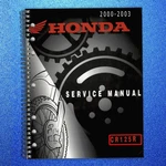 Honda CR125R Motorcycle Service Manual 2000-2003 Loop Bound Tough Jacket. Fixed Price $34.84.
