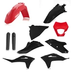Acerbis - 2872811018 Full Plastic Kit, Red/black. Fixed Price $178.51.