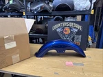 Harley Superior Blue Softail Front Fender New Pinstripe. Fixed Price $540.00.