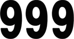 Factory Effex Pro Numbers 4IN. No. Black 04-2579. Fixed Price $10.47.
