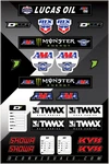 Dcor 40-90-116 Decal Sheet Series Logos. Fixed Price $27.95.