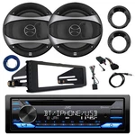 Jvc KD-T720BT Marine Bluetooth Cd Receiver, 2X 6.5" Speaker W/harley Accessories. Fixed Price $292.99.