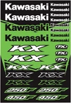 Factory Effex Sticker Sheet For Kawasaki Kx Style. Fixed Price $24.17.