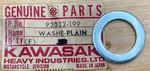 Qty New Genuine Kawasaki 92022-199 Washer Plain. Fixed Price $8.45.