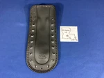 New Open Box Mustang Fender Bib - Studded Black Solo, Road King, 78036 *. Fixed Price $51.00.