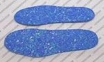 Foam Insoles 1/8" Black Blue - Flat Inserts For Shoes Boots Sport All Widths. Fixed Price $14.00.