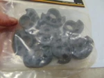 Custom Chrome Replacement Rubbers For Small Foot Pegs Pack P/n 18-969. Fixed Price $11.21.