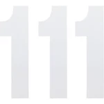 Factory Effex Fx Number White 6" 02-4461. Fixed Price $11.47.