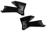 Polisport Black Radiator Shroud Set 05-08 Exc, Sx, Sxf, Xcw. Fixed Price $34.95.