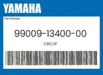 Yamaha Genuine Circlip 99009-13400-00. Fixed Price $9.29.