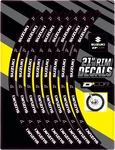 Dcor 40-80-206 Rim Decal Suzuki Logo 21" Front. Fixed Price $35.95.