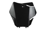 Polisport Black Front Number Plate 21-23 Ex, Exf, Mc, Mcf. Fixed Price $21.95.