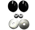 Choppers Fairing Mirror Hole Plugs Black Motorcycle Street Bike LA-9001-00B. Fixed Price $35.18.