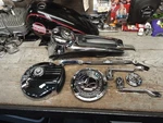 Harley Touring Willie Gas Door Timing Air Cleaner Derby Cover Shifter Pegs. Fixed Price $254.95.
