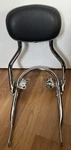 Triumph Bonneville T100 T120 Passenger Backrest Sissy Bar With Mounting Kit. Fixed Price $450.00.