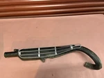Yamaha Enduro DT1 RT1 Complete Exhaust Pipe Chrome Heat Shield W/ Muffler Stay. Fixed Price $350.00.