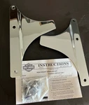Harley-davidson Chrome Rigid Backrest Sissybar Side Plate Kit Softail 53374-03. Fixed Price $75.00.