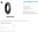 Bridgestone Tire 110/70 -16 B03 52P Tl SH300 Black. Fixed Price $168.35.