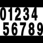 Factory Effex Standard Number 6IN. NO.8 White FX02-4468. Fixed Price $14.95.