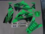 Flu Designs PTS5 Graphics Team Kawasaki KX125 KX250 2003 2004 2005 2006 2007. Fixed Price $54.99.