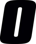 Hardline Dirt Digits 3PK 7 In. - High Gloss Number Black. Fixed Price $35.99.