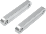 Klock Werks Hugger Front Fender Mounting Blocks - For 21" Wheels Satin. Fixed Price $84.75.