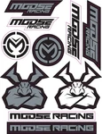 Moose Agroid 8X10" Decal Sheet Black/silver. Fixed Price $13.83.