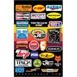 Dcor Universal Decal Sheet - Throwback Mx 12MLL. Motorcycle Atv/utv Dirt Bike. Fixed Price $25.80.