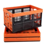Uimoso Collapsible Storage Baskets Folding Plastic Stackable 45/65L 3-PACK. Fixed Price $48.99.