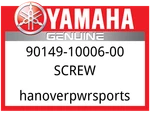 Yamaha Oem Part 90149-10006-00 Screw. Fixed Price $9.49.