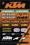 Dcor 40-30-102 Decal Sheet Ktm. Fixed Price $28.79.