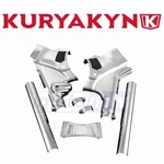 Kuryakyn Deluxe Neck Covers For 2009-2013 Harley Davidson Flhx Street Glide Fp. Fixed Price $234.99.