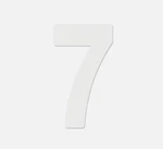 Factory Effex Pro Number White 8" Decal FX02-4377 Qty. Fixed Price $24.99.