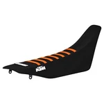 1998-2000 Ktm Mxc 200-300-380 Seat Cover Gripper All Black / Orange Ribs #395. Fixed Price $54.99.