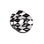 Factory Effex Grip Donuts Argyle Black White Gray 10-67912. Fixed Price $11.50.