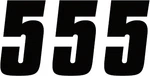 Factory Effex 08-90005 Fx Number Black 4". Fixed Price $11.95.