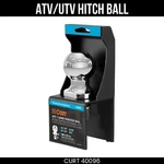 Curt Atv Hitch Ball, Chrome, 1-7/8 Inch, 5/8 Shank, 1-3/4 Length, 2K Lbs, 40096. Fixed Price $31.99.
