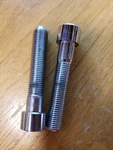 Chrome 3/8"-24 X 2" Smooth Socket-head Cap Screw Harley Drag DS190582S Two Pack. Fixed Price $10.00.