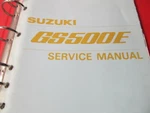 1989 Suzuki GS500E Oem Service Manual Pn 99500-34060-03E W/supplements Binder. Fixed Price $39.75.